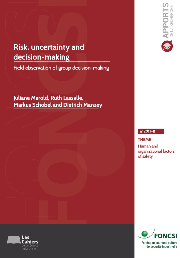 Risk, uncertainty and decision-making: field observation