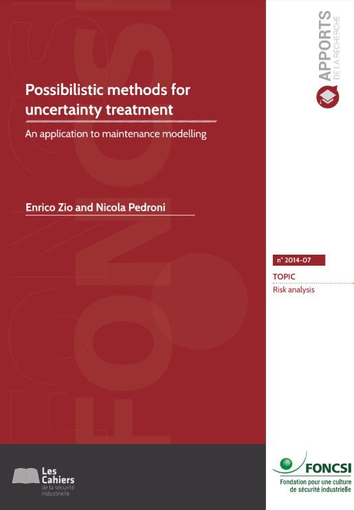 Possibilistic methods for uncertainty treatment: an application to maintenance modelling