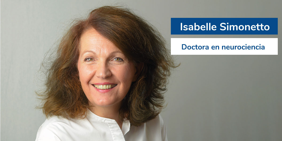 Isabelle Simonetto, Doctora en neurociencia, conferenciante, Addheo