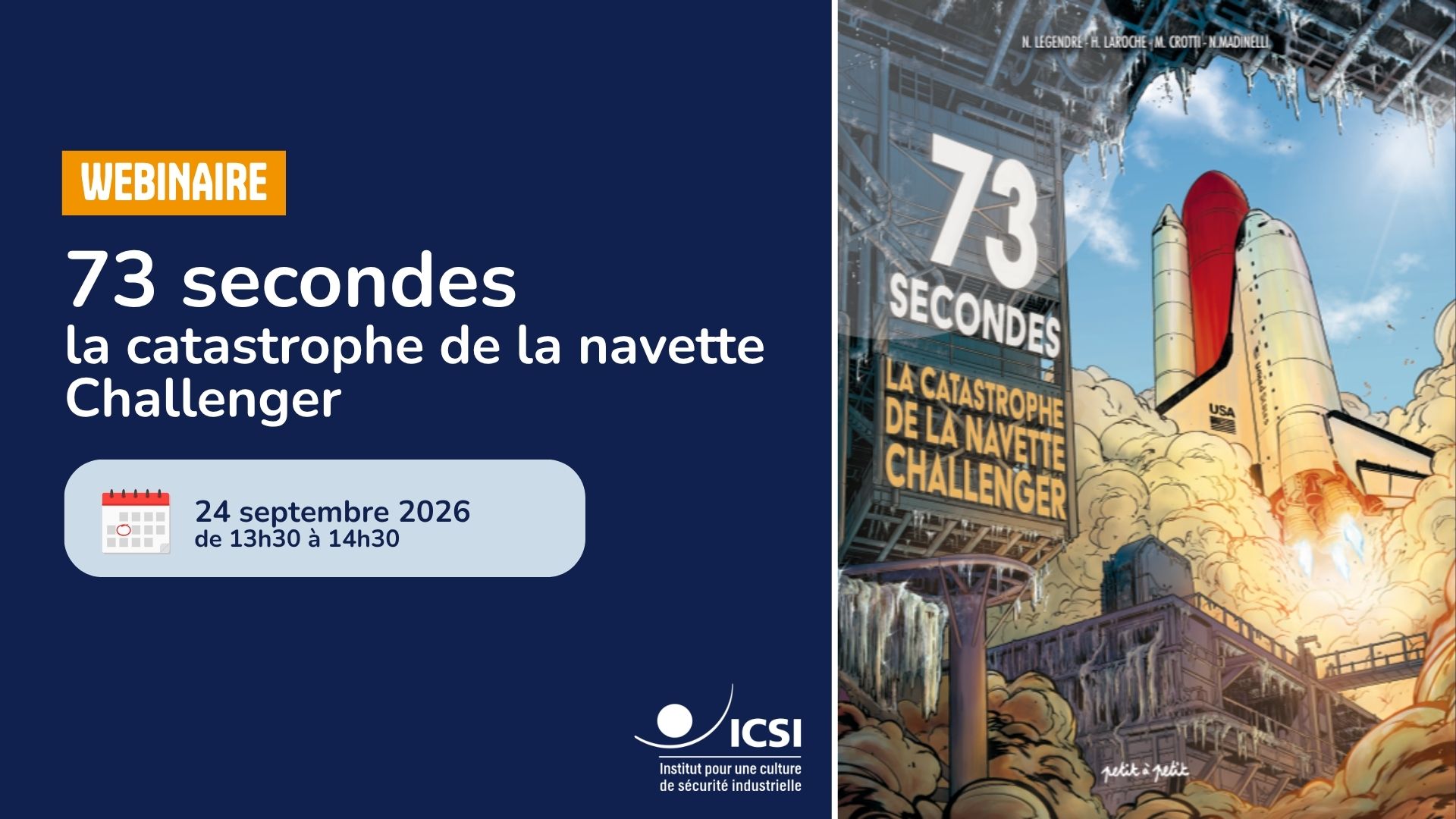 Webinaire - 73 secondes : la catastrophe de la navette Challenger